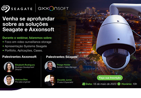 Como otimizar o armazenamento de dados utilizando as soluções AxxonSoft e Seagate® Systems 2023