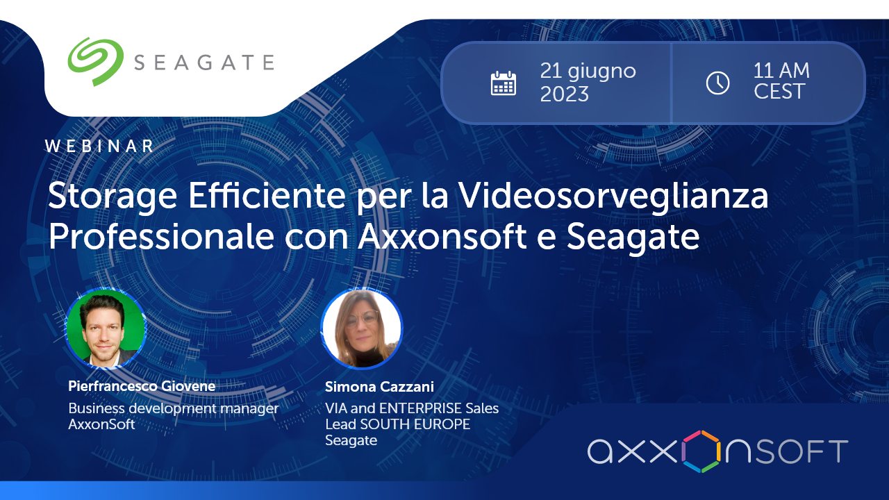 Efficient Storage for Professional Video Surveillance with Axxonsoft and Seagate