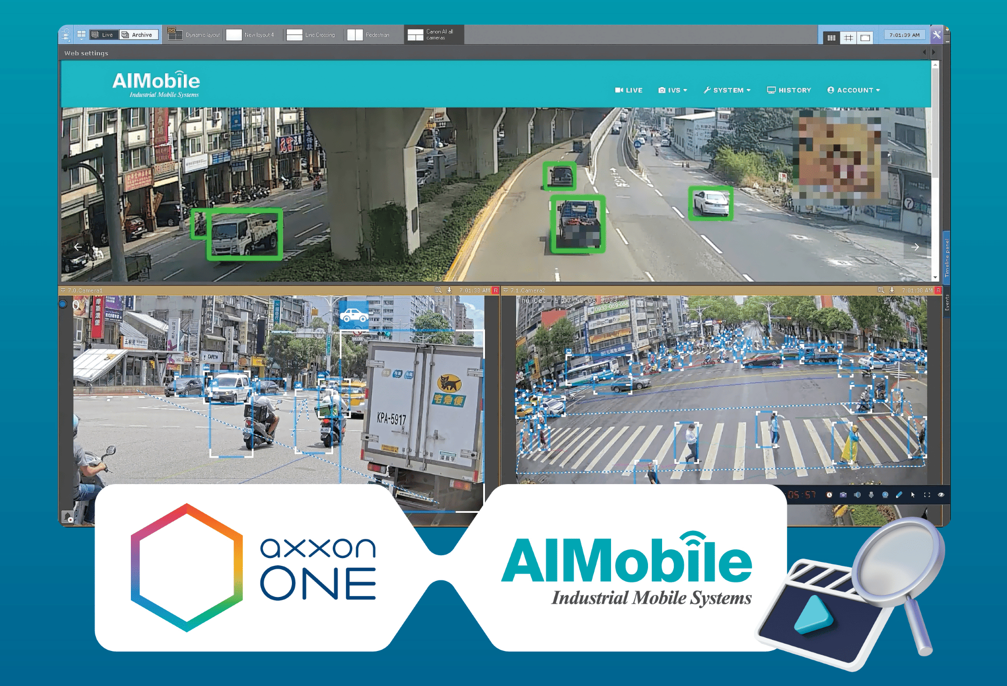 Smarter City Surveillance: Axxon One VMS Integrated with Canon Edge AI Solution
