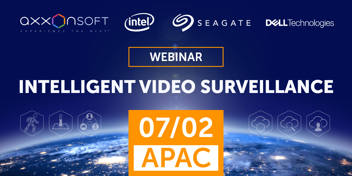 Welcome to APAC webinar on intelligent video surveillance