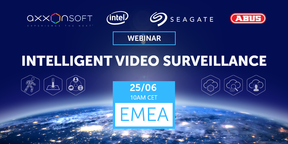 Welcome to EMEA webinar on intelligent video surveillance