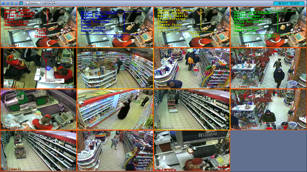 POS PSIM. Video surveillance.