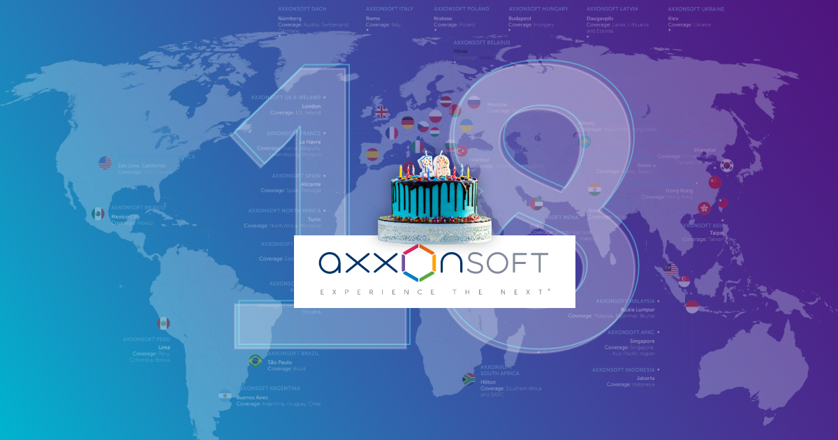 AxxonSoft виповнюється 18 років