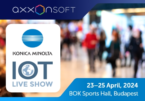 AxxonSoft szeretettel várja Önt, hogy csatlakozzon hozzánk a KONICA MINOLTA IOT LIVE SHOW 2024 rendezvényen